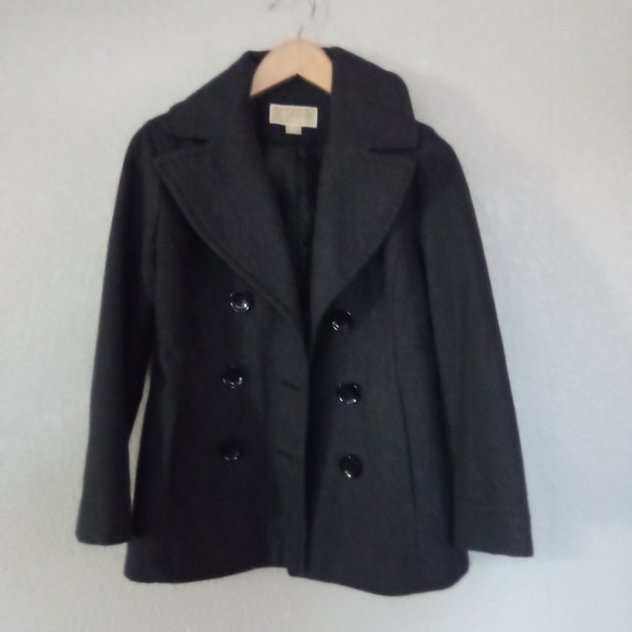 Women's Black Peacoat - Picture 1 of 3